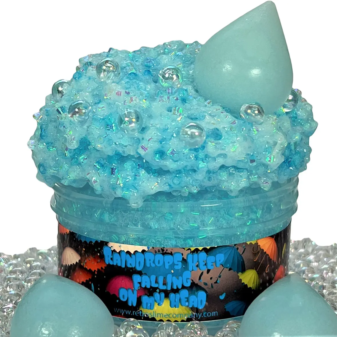 Raindrops Keep Falling Bingsu Bead Slime