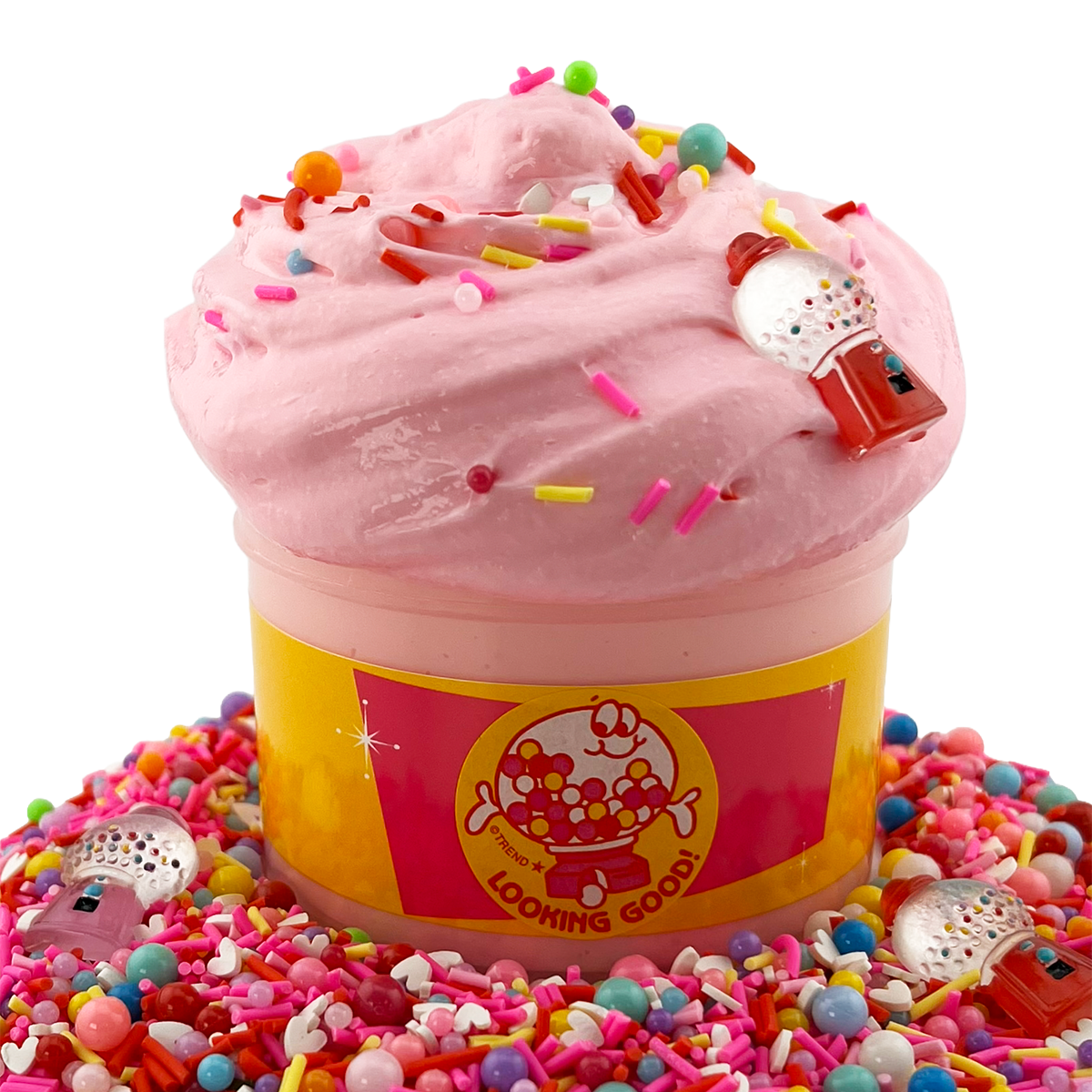 Retro Looking Good Gumball Thick & Glossy Slime