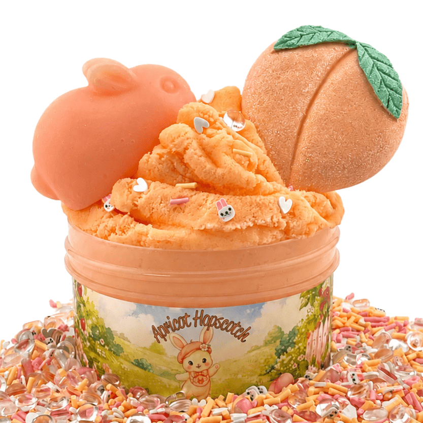 Apricot Hopscotch DIY Cloud Slime