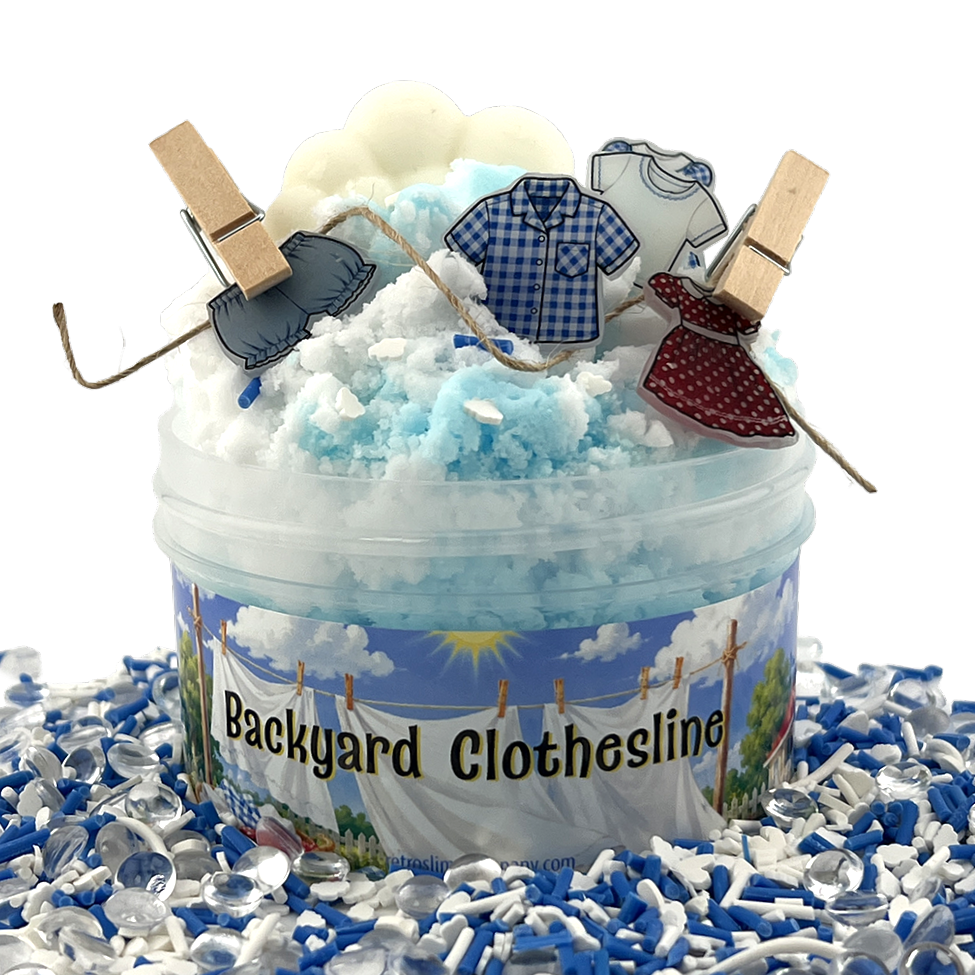 Backyard Clothesline Cloud Slime